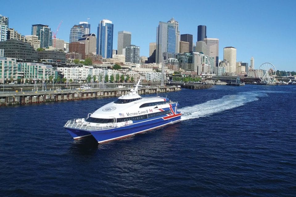 Victoria Clipper arriving in Seattle